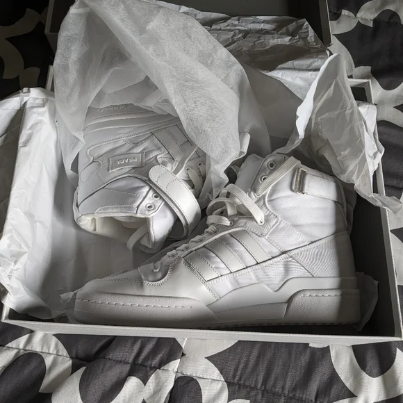 Prada Shoes Prada Renylon Adidas Forum Hightops Poshmark